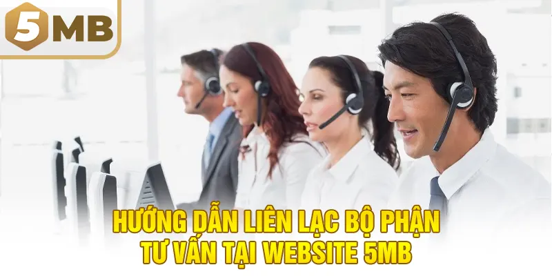Hướng dẫn liên lạc bộ phận tư vấn tại website 5MB